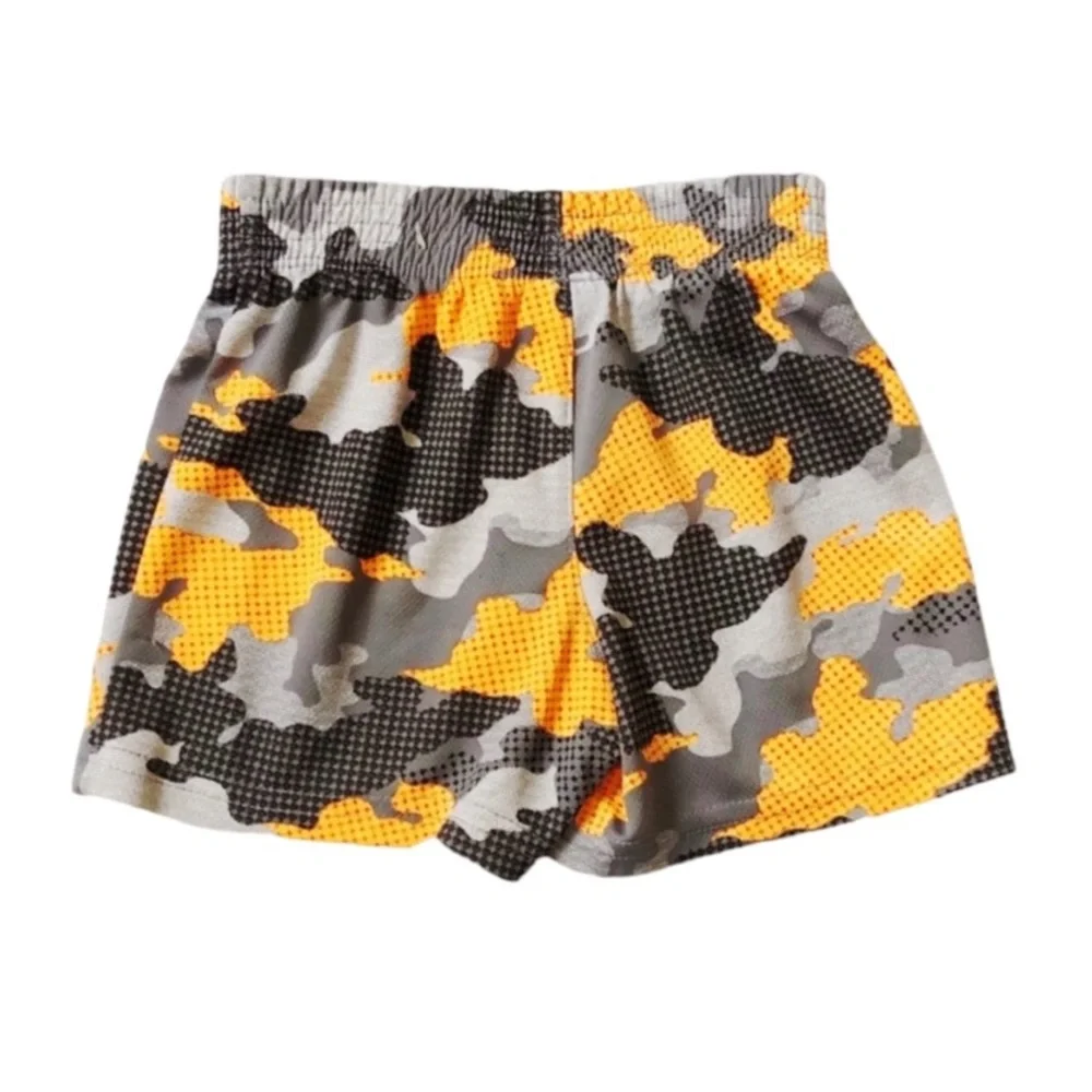 Children’s Place Orange Camo Basketball Shorts